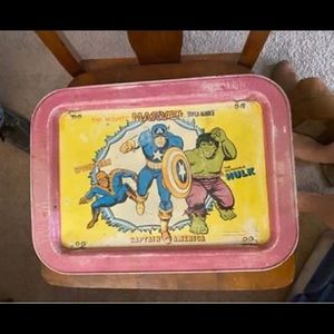 Vintage Marvel Dinner Tray